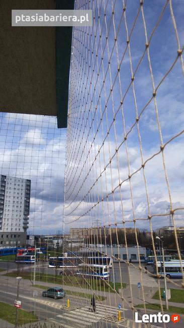 Montaż siatki na balkon przeciw gołębiom. Ptasia bariera