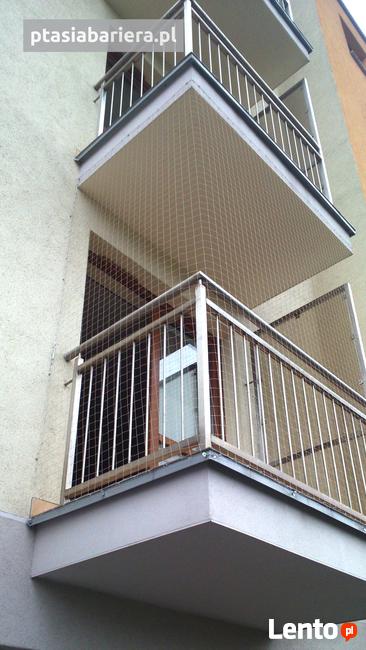 Montaż siatki na balkon przeciw gołębiom. Ptasia bariera