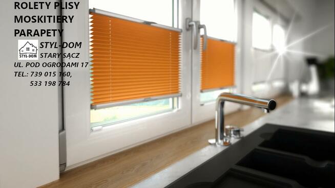 ROLETY NA WYMIAR Styl Dom Dzień Noc Plisy Moskitiery