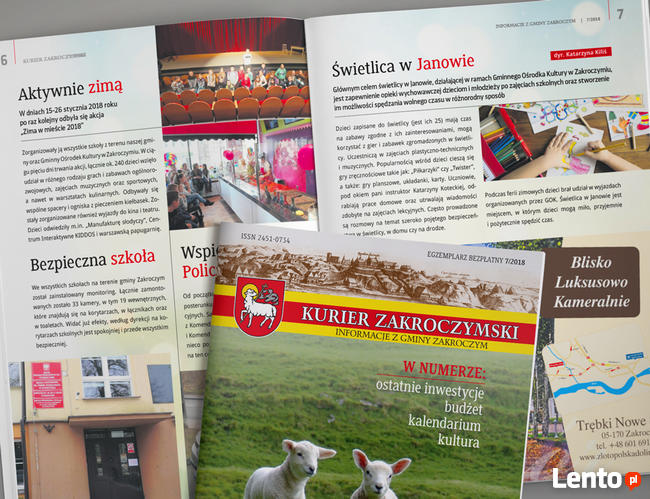 Projektowanie, skład i łamanie gazet, czasopism, magazynów