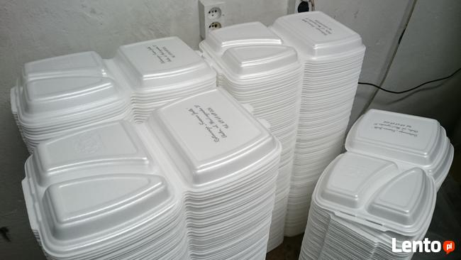 Widelec jednorazowy biały 100 sztuk - opakowanie