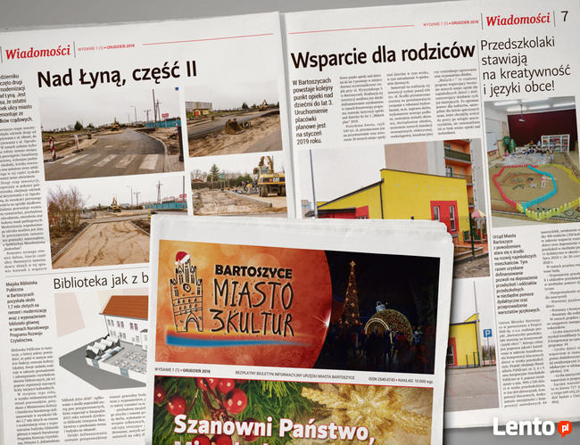 Projektowanie, skład i łamanie gazet, czasopism, magazynów