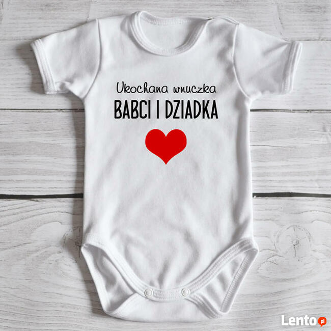 Bodziaki z napisami dla dzieci i niemowląt