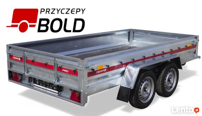 PRZYCZEPY BOLD / Wzmocniona o wym. 2.3x1.2 m, DMC:300~750 kg