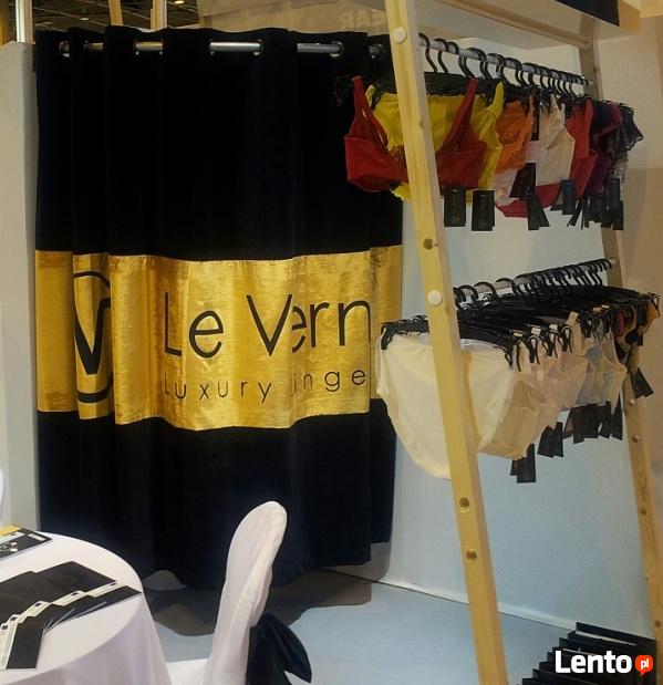 Kotara zasłona do przymierzalni z logo