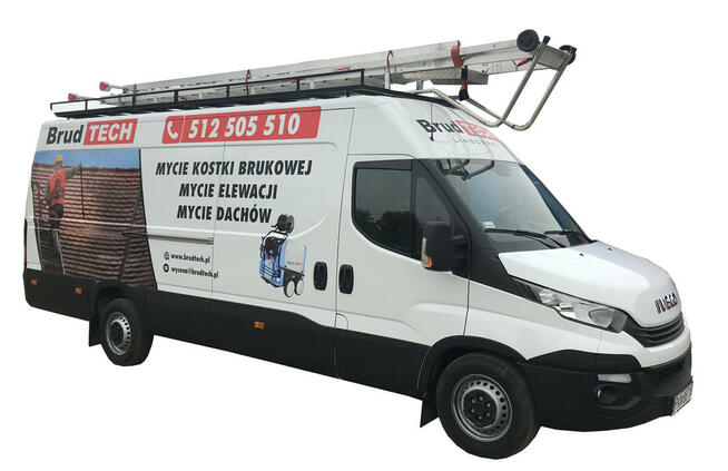 Mycie kostki brukowej, mycie elewacji, mycie dachów