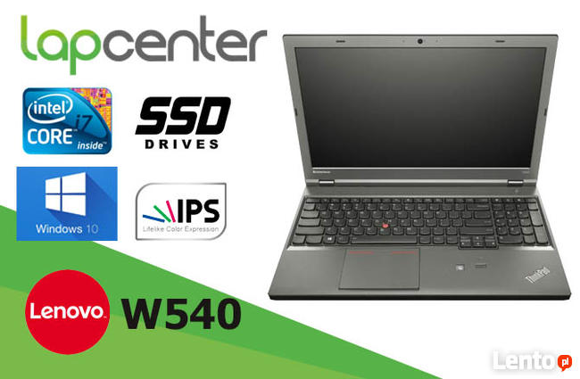 Lenovo Thinkpad W540 i7Q-4GEN 32GB RAM 512GB SSD W10P LapCen