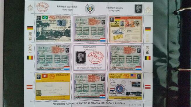 Sprzedam arkusze z 1998 r - Paragwaj