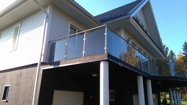 Szklane balustrady/ Szklane schody/ Szklane ściany/