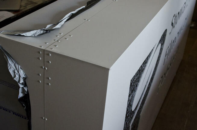 Podświetlany KASETON LED dwustronny semafor 100x50