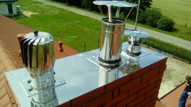 Udrożnianie kominów, montaż wkładów kominowych