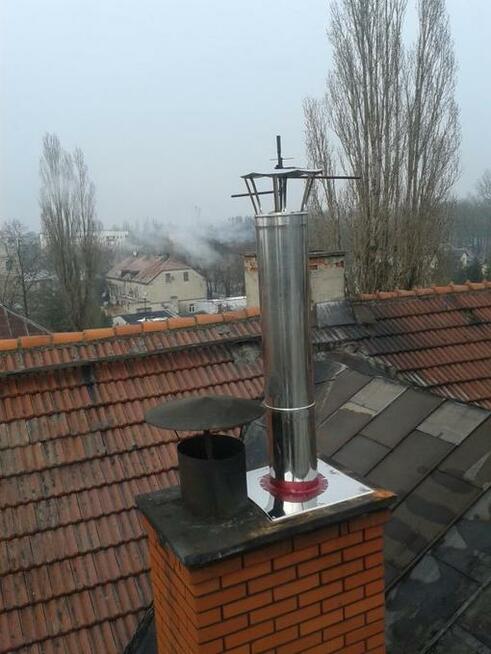 Udrożnianie kominów, montaż wkładów kominowych