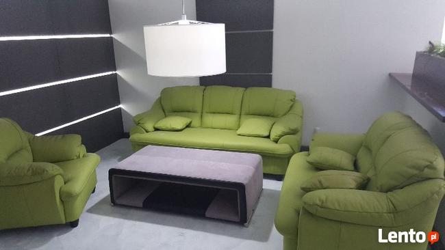 Komplet Wypoczynkowy Skórzany