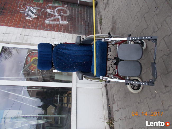 Wózek inwalidzki specjalny z regulacją oparcia i siedziska