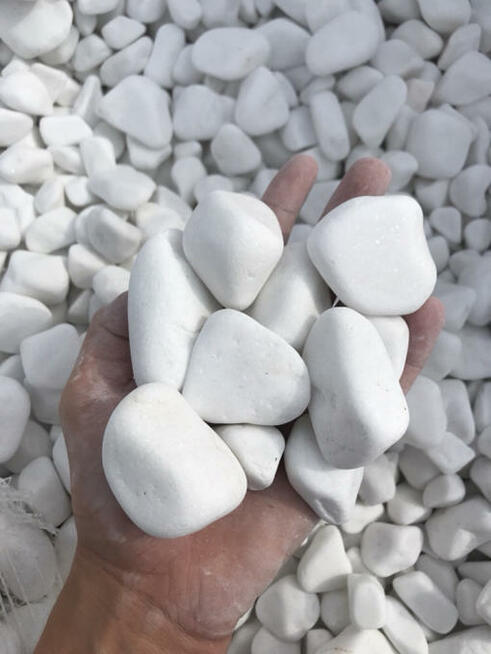 Otoczak Marmurowy Grecki Kamień Żwir Grys Biały IMPERIUM