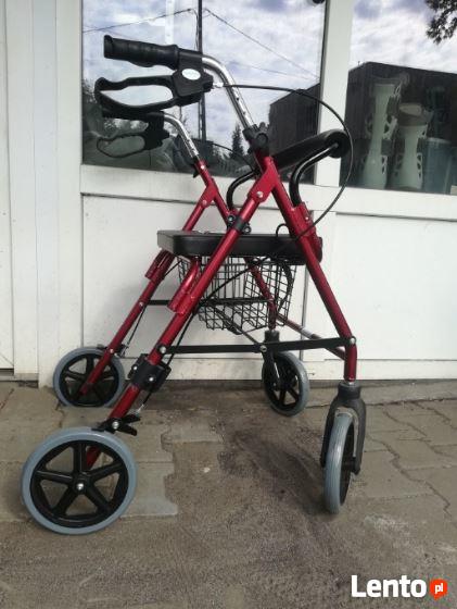 Chodzik ortopedyczny - nowy z oparciem siedziskiem i koszyki