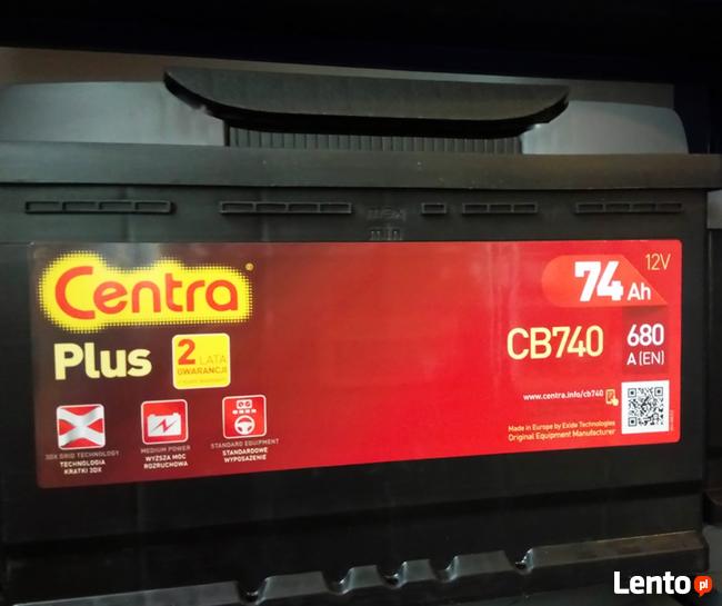 AKUMULATOR MIŃSK 74Ah 680A CENTRA PLUS