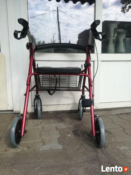 Chodzik ortopedyczny - nowy z oparciem siedziskiem i koszyki