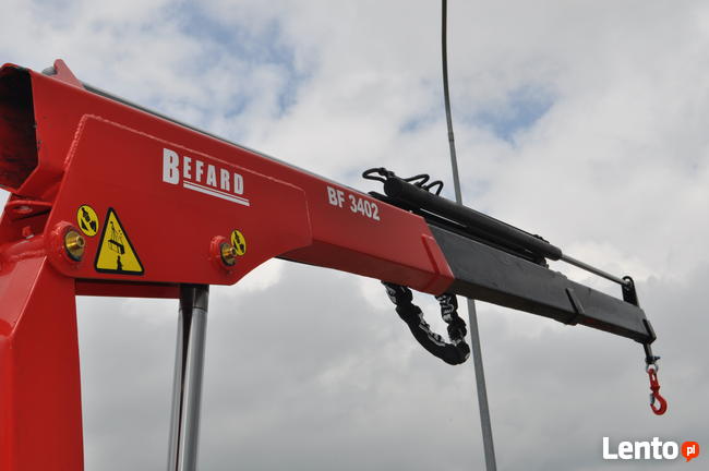 Żuraw dźwig HDS polski BEFARD na samochód dostawczy