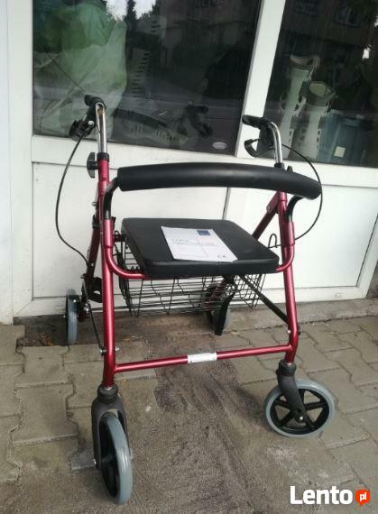 Chodzik ortopedyczny - nowy z oparciem siedziskiem i koszyki