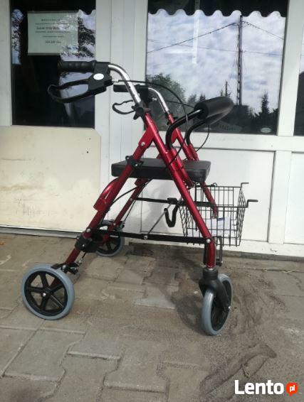 Chodzik ortopedyczny - nowy z oparciem siedziskiem i koszyki