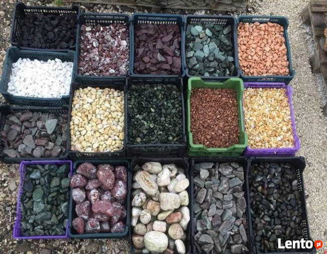 Kamień do LASTRYKO LASTRIKO Grys Białe Czarne Warszawa Dowóz