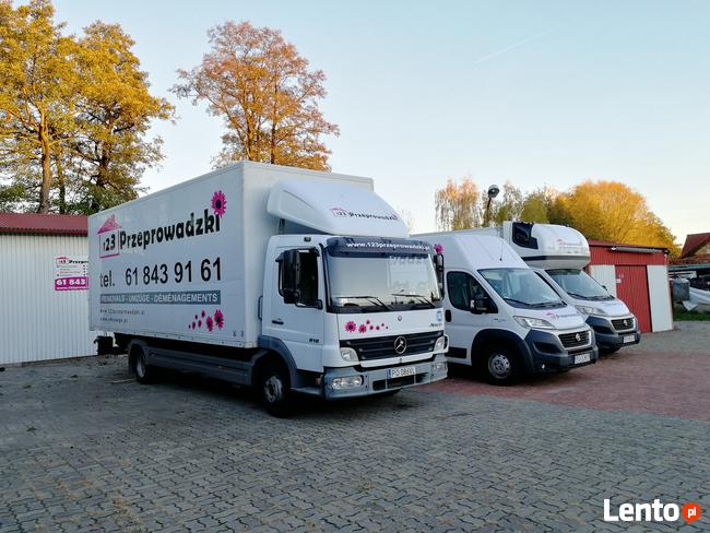 123 Przeprowadzki Poznań, Warszawa i cała Polska, Europa