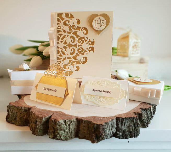 Ażurowe pudełeczko na słodkości / podziękowanie dla gości