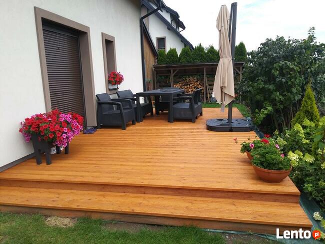 Tarasy drewniane/elewacje