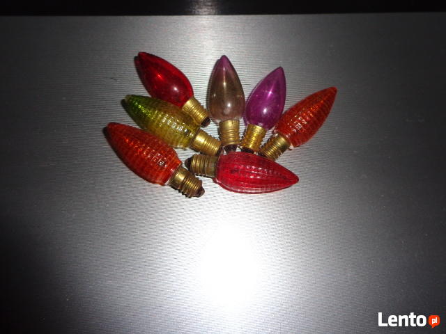 żaróweczki kolorowe do oświetlenia z czasów PRL 5W