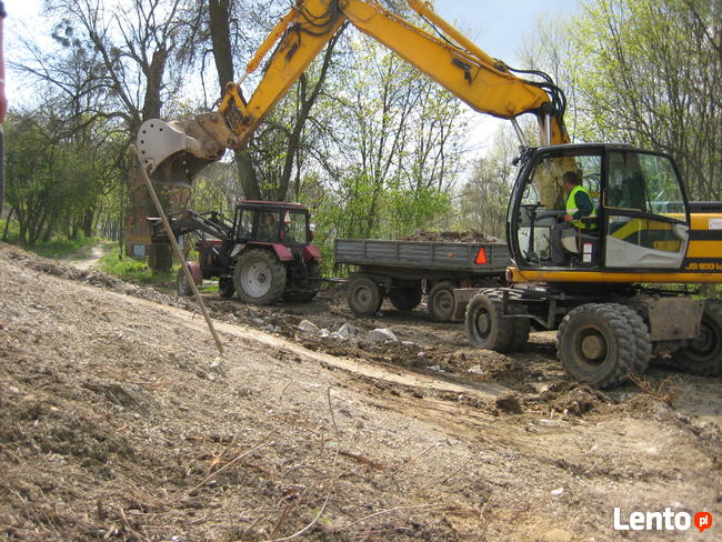 PRACE ZIEMNE, KOPARKA KOŁOWA, MINIKOPARKA, 200 PLN / godz.
