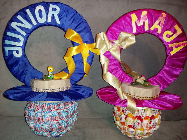 smoczek z cukierków