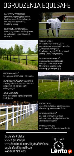 Equisafe - ogrodzenia elektryczne dla koni, hdpe, pastuch