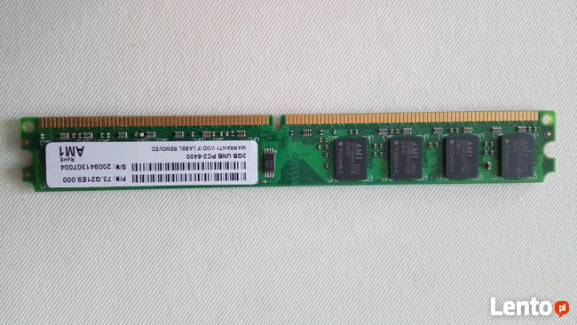 Pamięć RAM PC2 4300 i 6400 x3