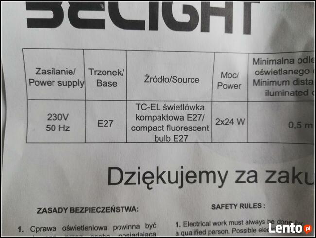 Oprawa Belight , Kublo 224WC DLKUB0224E201WC