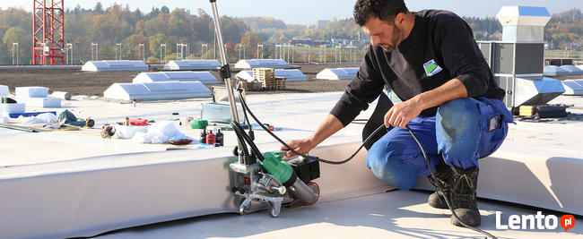 Leister Uniroof AT - 40mm zgrzewarka samojezdna