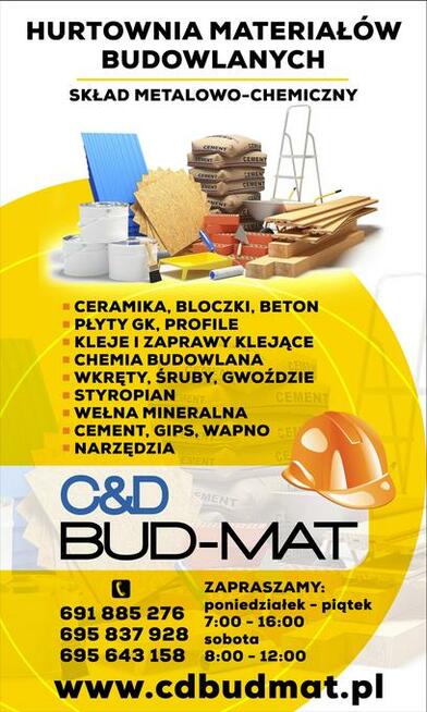 Materiały budowlane na telefon HURTOWNIA TANIO $$$! / Poznań