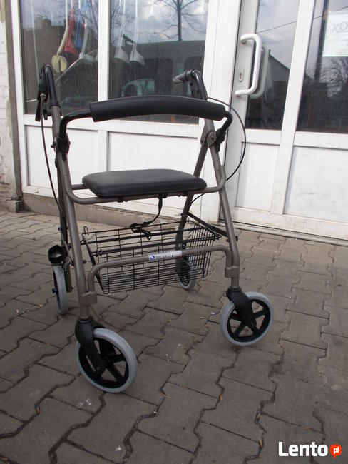Chodzik ortopedyczny Nowy z wygodnym siedziskiem oraz koszem