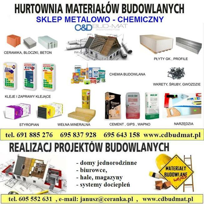 Materiały budowlane na telefon HURTOWNIA TANIO $$$! / Poznań