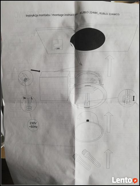 Oprawa Belight , Kublo 224WC DLKUB0224E201WC