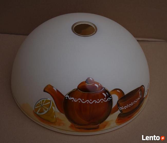 Klosz kwiaty E27 ręcznie malowany