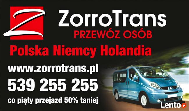 TANIE BUSY PRZEWOZY OSÓB DO HOLANDII