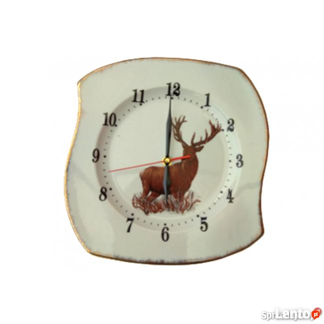 Zegar z porcelany Jeleń 3
