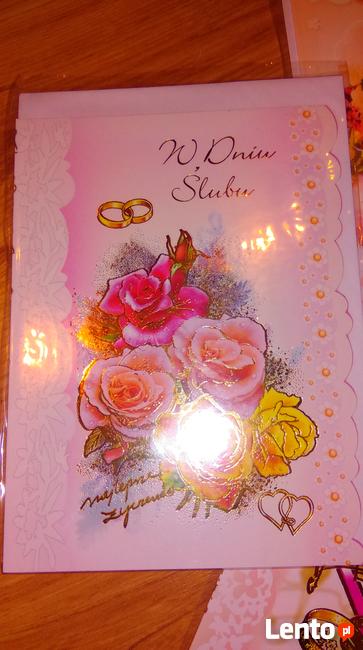 Kartki okolicznościowe do ślubu