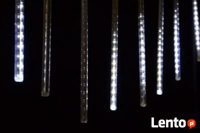 Girlanda świetlna LED meteorki duży zestaw - sznur z wtyczk