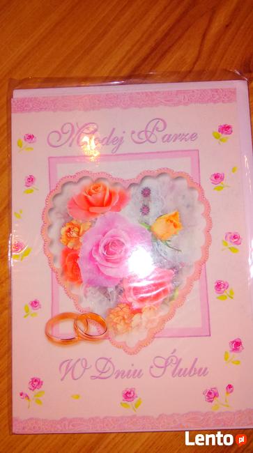 Kartki okolicznościowe do ślubu