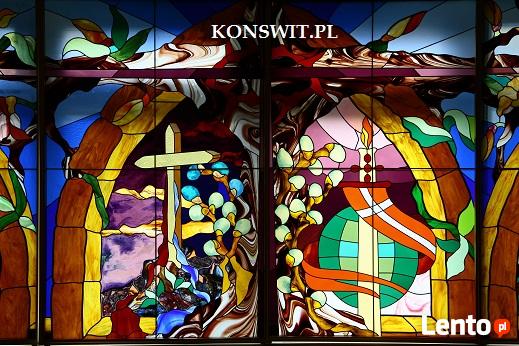 Witraże sakralne, witraże na zamówienie, pracownia witraży