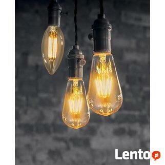 Żarówka LED filament Vintage Amber ST64 Polux