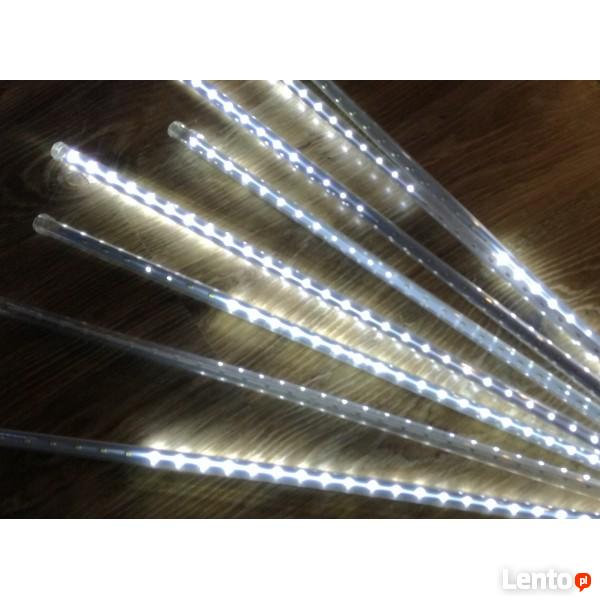 Girlanda świetlna LED meteorki duży zestaw - sznur z wtyczk