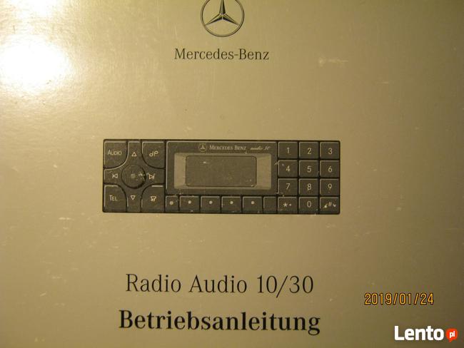 Mercedes W 210 instrukcja obslugi+instr radia